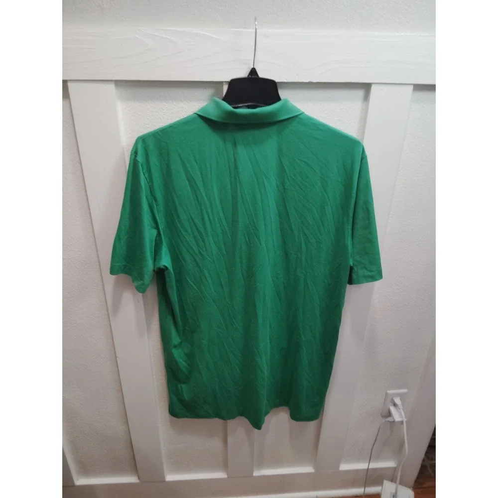 Polo Ralph Lauren Performance Golf Shirt Men's XL Green Evergreen Pony Crest